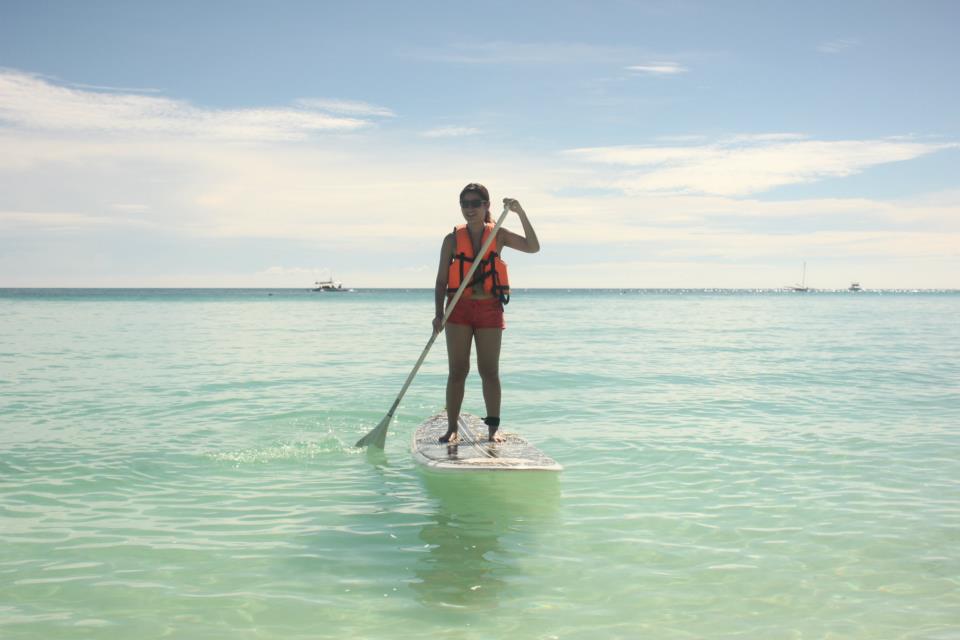 paddle board