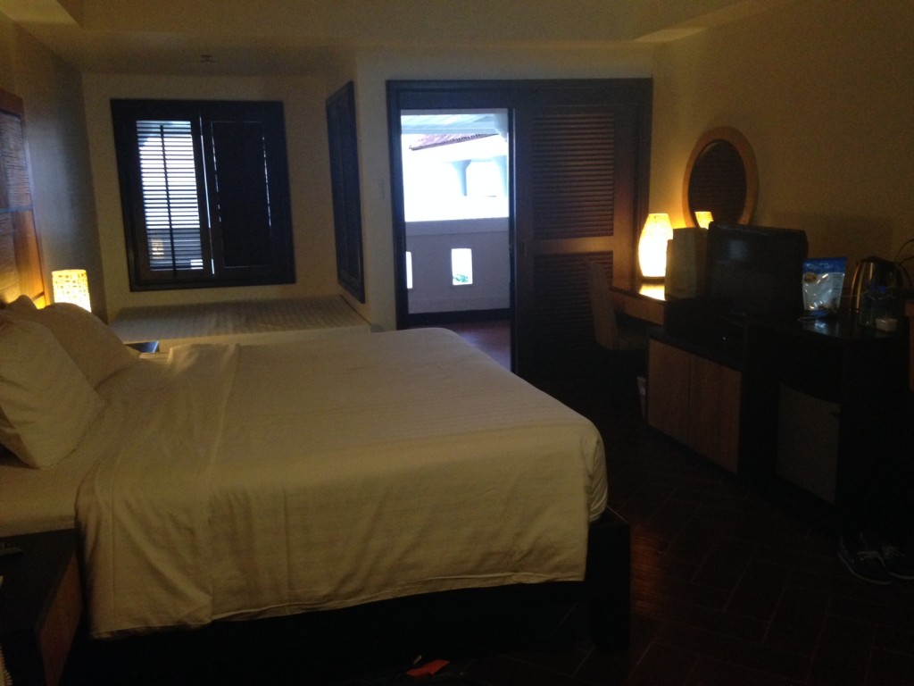 Our room during that quick getaway