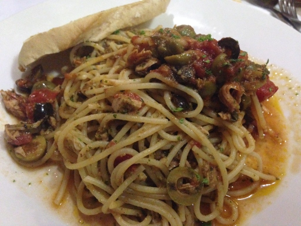 Spaghetti with Garlic and Anchovy (Php140.00)